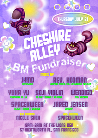 Cheshire Alley - Burning Man Camp Fundraiser Party