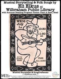 Musical Storytelling & Folk Songs by Eli Elkus at Wilbraham Public Library