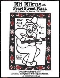 Eli Elkus at Pearl Street Pizza
