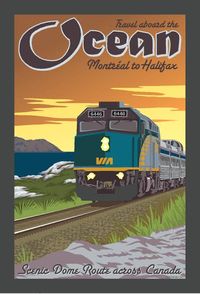 Manitoba Hal Rides The Rails