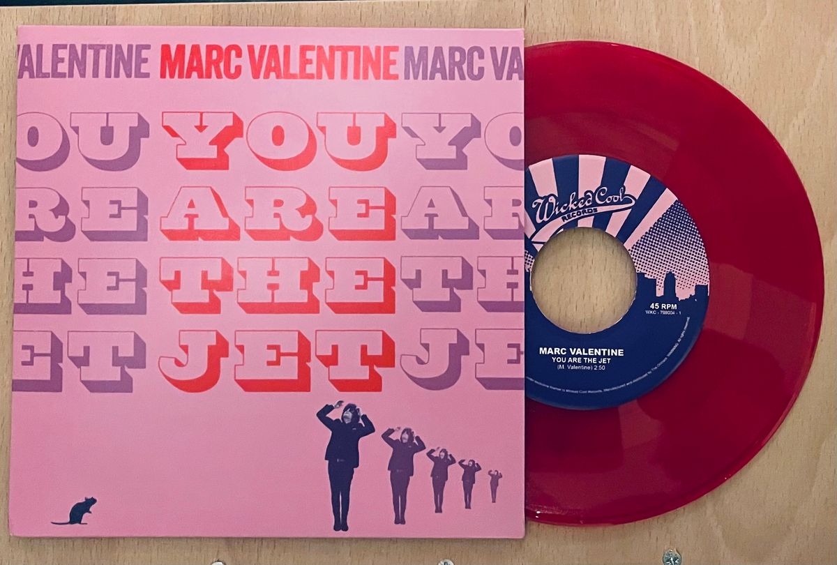 You Are The Jet - Ltd Edition  7” single  - red vinyl SIGNED COPY
