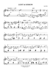 Light and sorrow - Piano solo - hardcopy