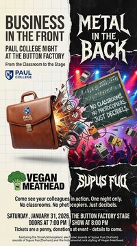 SUPUS FUO / VEGAN MEATHEAD @ THE BUTTON FACTORY