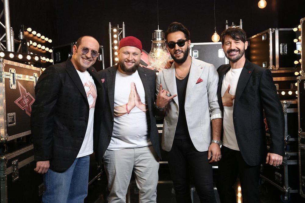 The Super 4, Sabba, Salvatore Lampitelli, Aurelio Fierro Jr, Greg Gregorio Rega, Francesco Boccia, Italian Best Music, Caruso, X Factor, Amami, Naples, Singer, Band