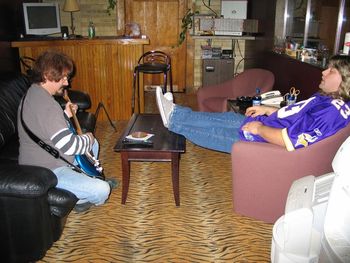 Ken and Mark in the studio
