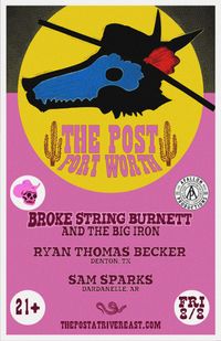 BLOODVEINS TOUR - FORT WORTH, TX w/ Sam Sparks / Ryan Thomas Becker