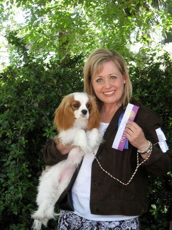 Kylie Belle's first dog show
