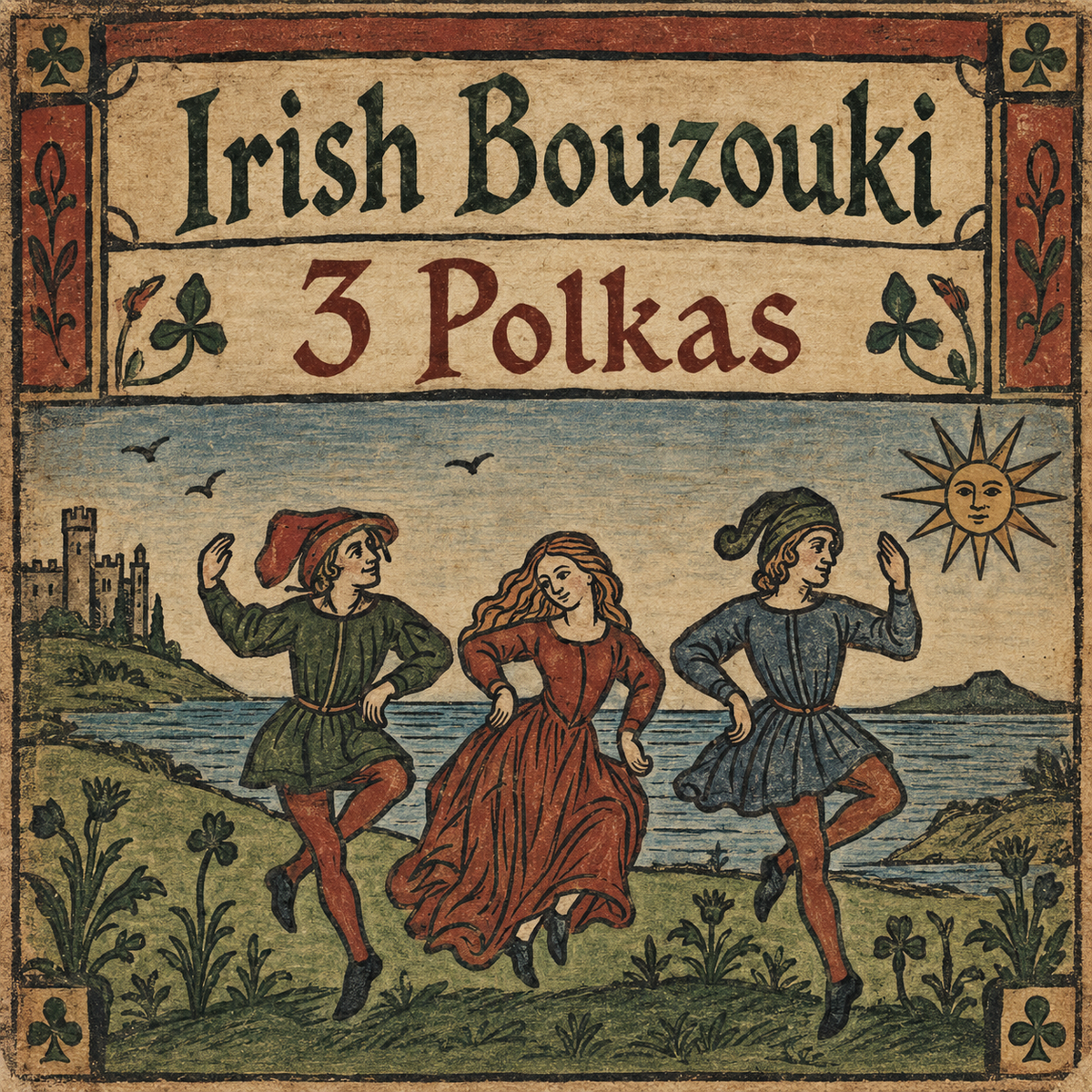 ADAD Irish Bouzouki Lesson - Three Polkas 
