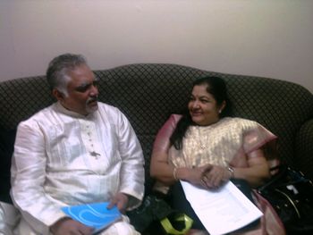 With Playback singer K. S Chithra Ji
