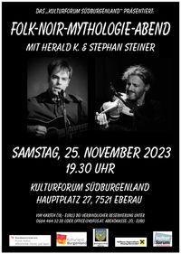 Folk Noir Mythologie Abend - Mit Herald K & Stephan Steiner