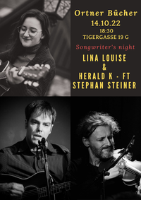 Singer-Songwriter's night at Ortner Bücher
