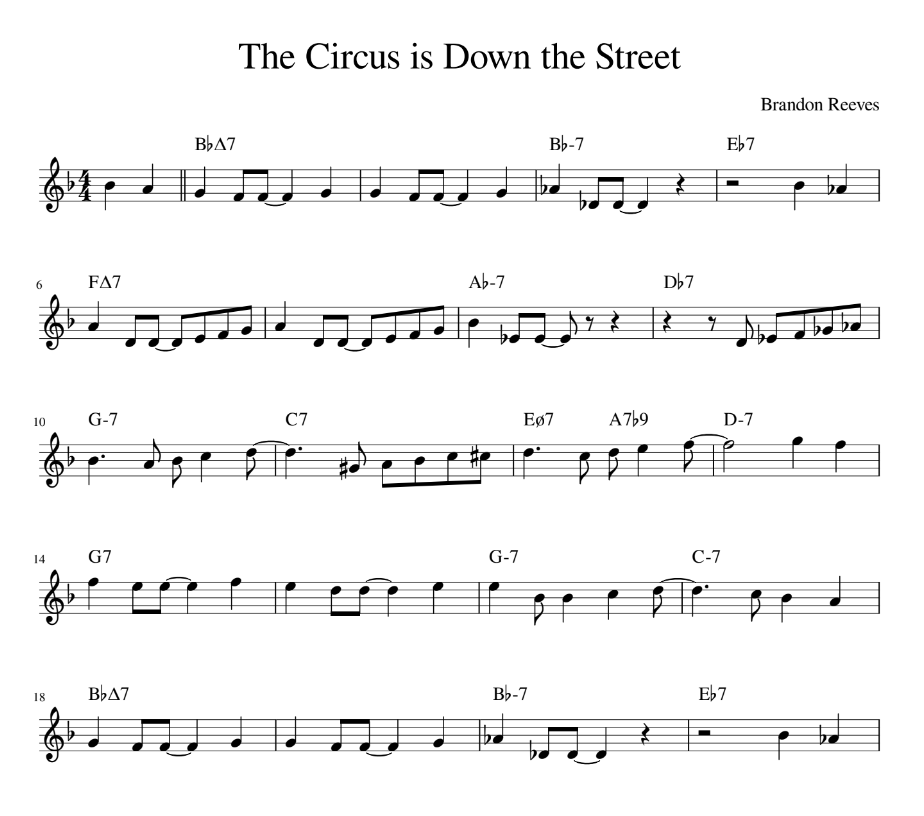 The Circus Is Down The Street