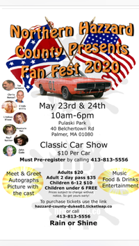 Northern Hazzard County Fanfest in Palmer, MA