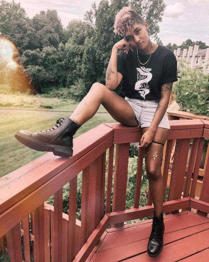 B&W Snake Tee