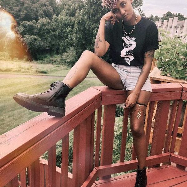 B&W Snake Tee
