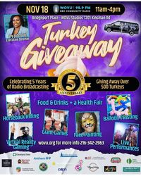 Live Performance + Turkey Giveaway