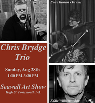 Chris Brydge Trio at Seawall Art Show