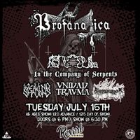 Profanatica, Knoll, In The Company of Serpents, Weaving Shadows, Unidad Trauma, Corpseburner 