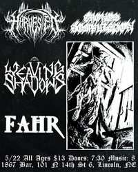 Harvested, Cronos Complusion, Weaving Shadows, FAHR