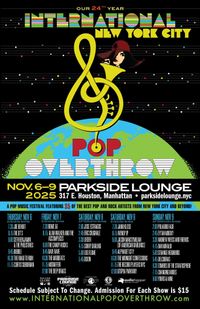 International Pop Overthrow (IPO) NYC