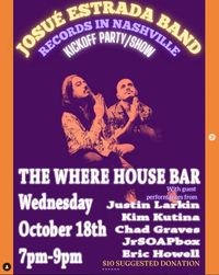 Josue Estrada Band-Records In Nashville-Kickoff Party/Show