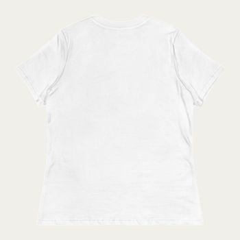 Woman, Emerge Women's Relaxed Tee · White · Back
