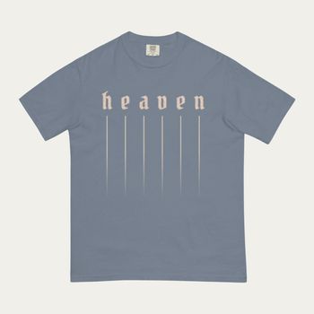 heaven Tee · Blue Jean · Front
