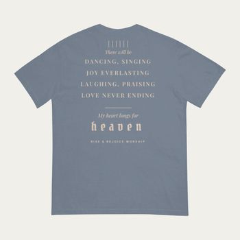 heaven Tee · Blue Jean · Back
