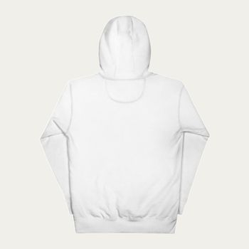 Woman, Emerge Hoodie · White · Back
