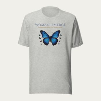 Woman, Emerge Tee · Athletic Heather · Front
