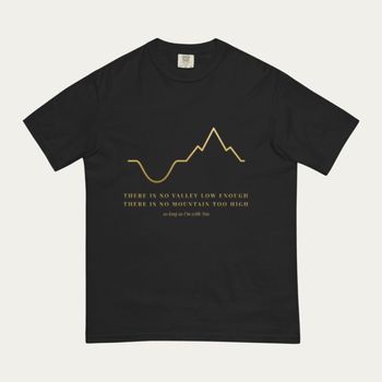 Valley to Mountain Tee · Black · Front
