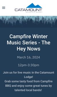 Catamount Mountain Lodge!