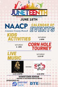 Juneteenth - NAACP Adrian MI
