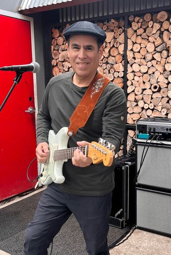 Ed layin down a guitar lick at Capelos
2025

