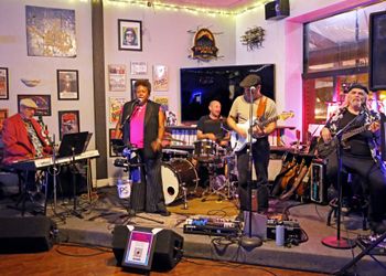 Drini & the Bad Kats Band playing at Main St. Brewery, Pleasanton 9/2023
