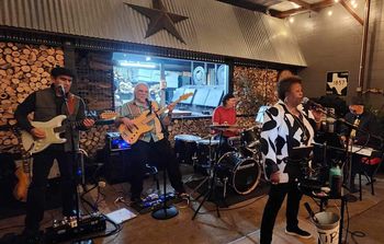 Drini & the Bad Kats Band doing an R&B song for folks at Capelo's 2/17/2024
