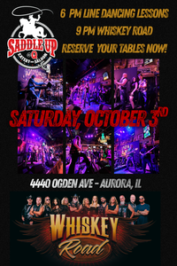 Whiskey Road & Line Dancing at Saddle-Up at Q Saloon 