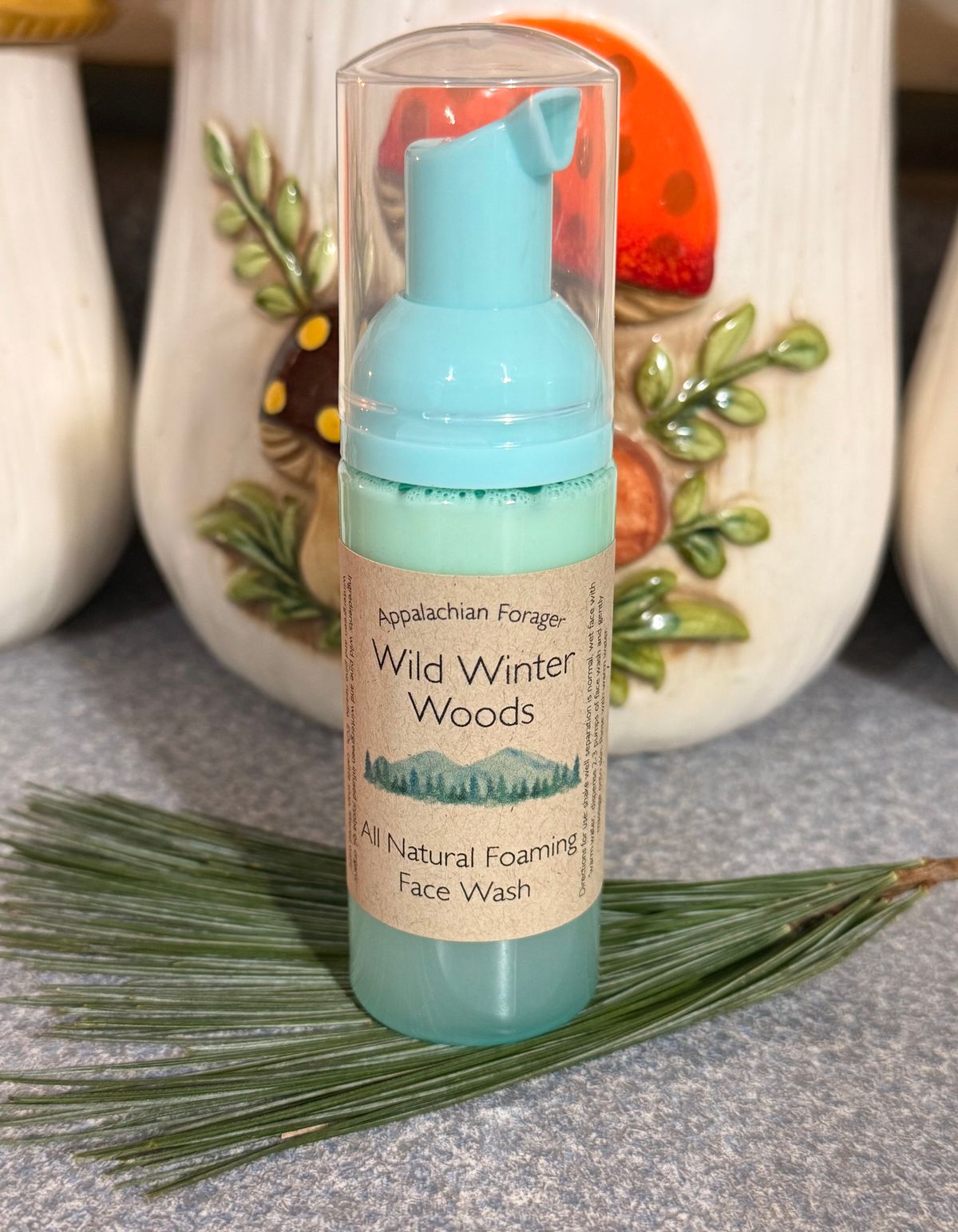 Pine and Wintergreen Foaming Face Wash 