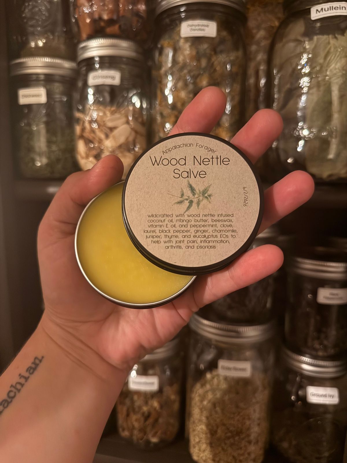 Wood Nettle Hand Salve