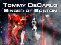 Tommy DeCarlo Singer of Boston with August Zadra and Jimmy Leahey of the Dennis DeYoung Band at Rockin' Rib Fest