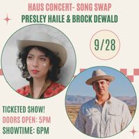 Song Swap with Presley Haile- WineHaus Haus Concert Series