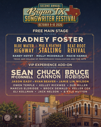 Bryan TX Songwriter Festival- VIP Add-On