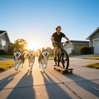 Huskies on the Cycle Board 2 by WooFDriver 2026