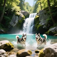 Huskies at Kilgore Falls 2 by WooFDriver 2026