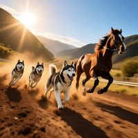 The Husky and The Horse 2 by WooFDriver 2026