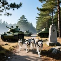 Huskies at the Army Heritage Trail 3 by WooFDriver 2026