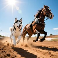 The Husky and The Horse 4 by WooFDriver 2026
