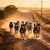 Summer Huskies Run 2 by WooFDriver 2026