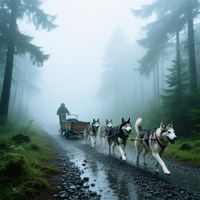 Mushing In The Mist by WooFDriver 2026