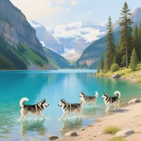 Electric Dogs at Moosehead Lake 3 by WooFDriver 2026